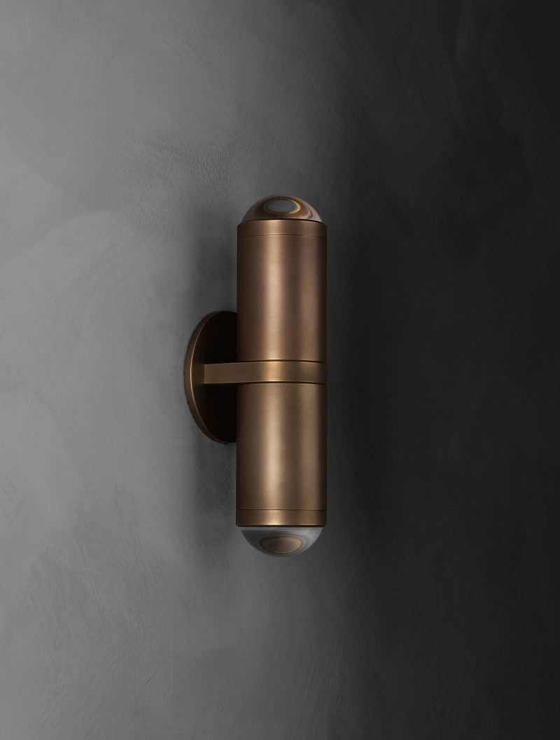 Summit Sconce in Heritage Brass